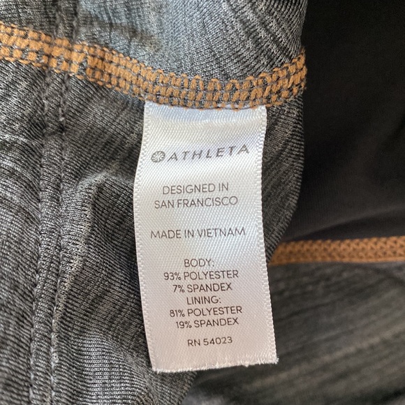 Athleta Swagger Skort Dark Grey Space Dye Ruffled Athletic Tennis Skort XS - Picture 10 of 12